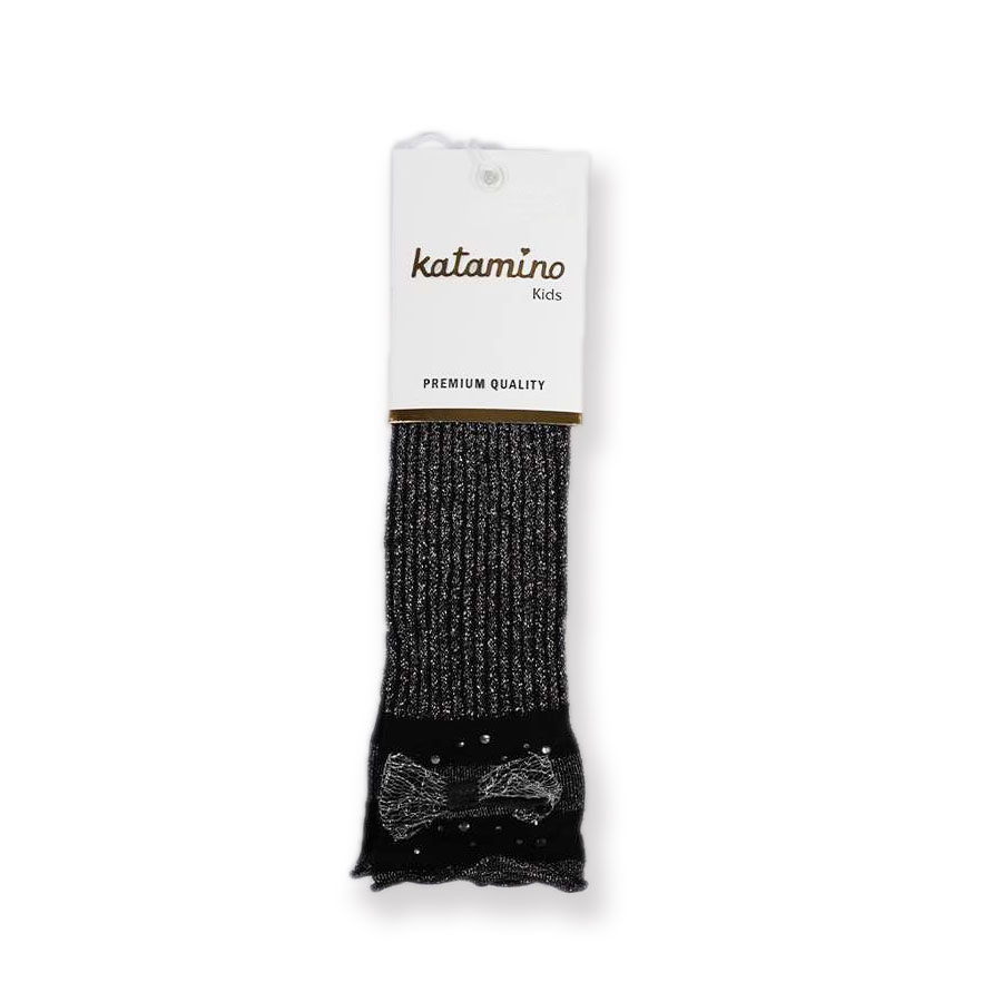 Arti Katamino dečije čarape za devojčice crna Z21K10024